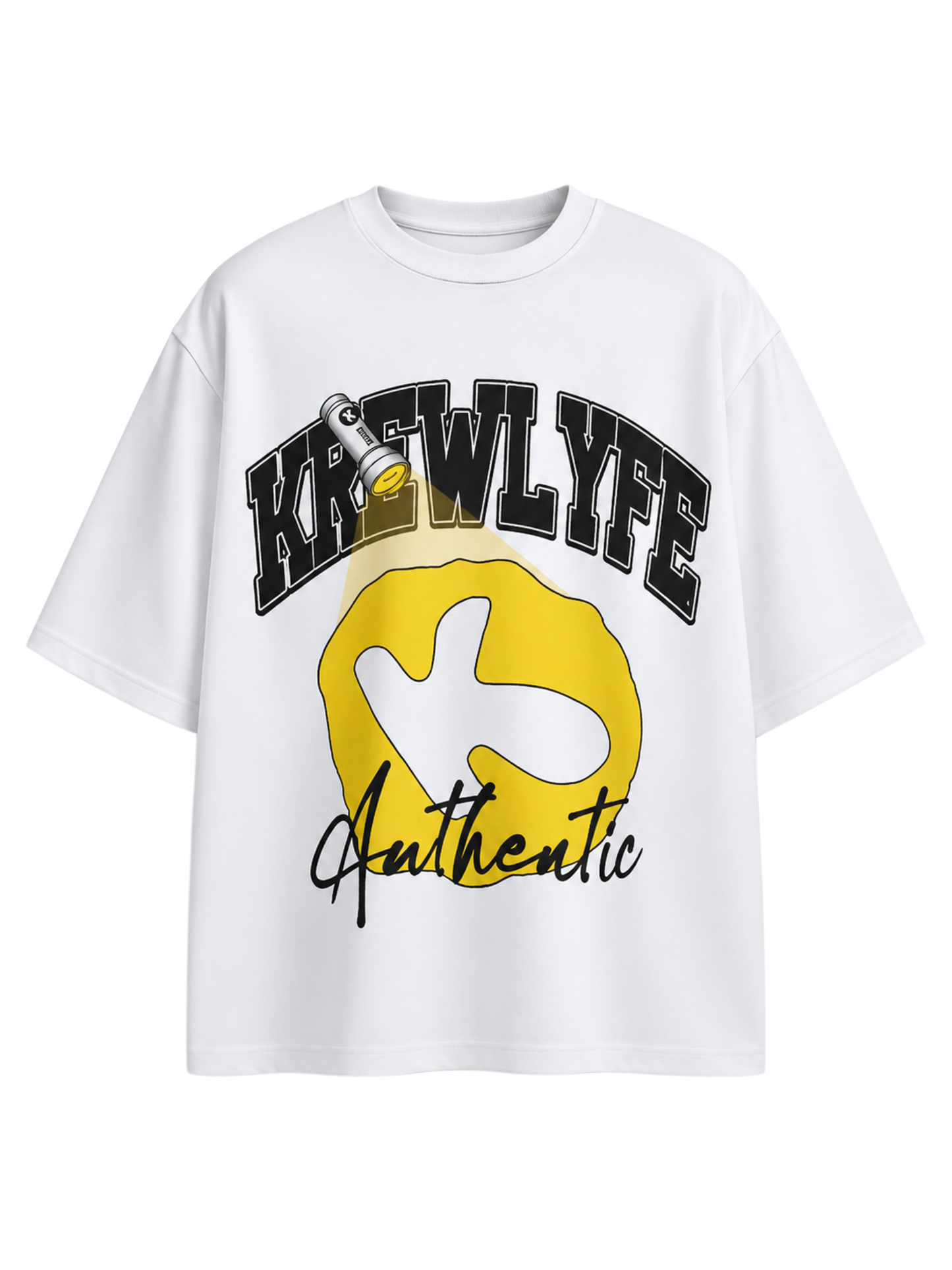 KREWLYFE AUTHENTIC TEE(BLACK)