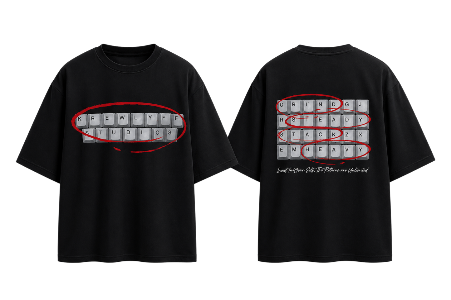 INVEST IN YOURSELF TEE (BLACK)