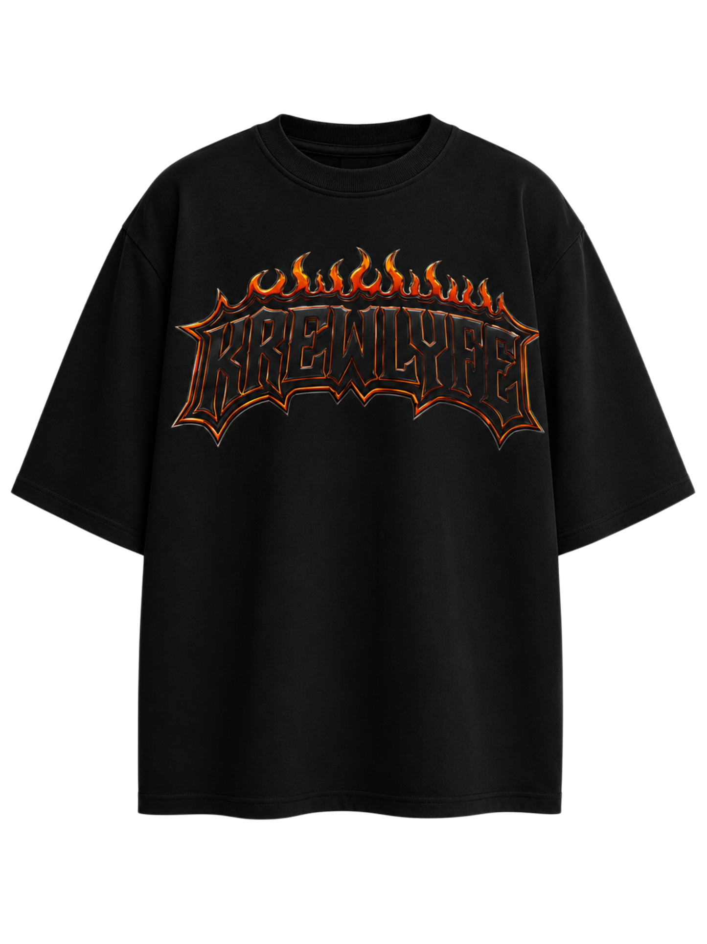 KREWLYFE Flamin Logo Tee