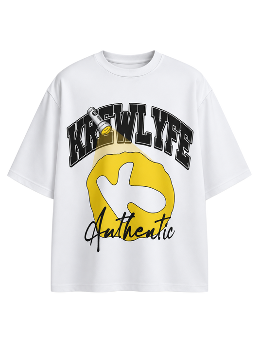 KREWLYFE AUTHENTIC TEE(BLACK)