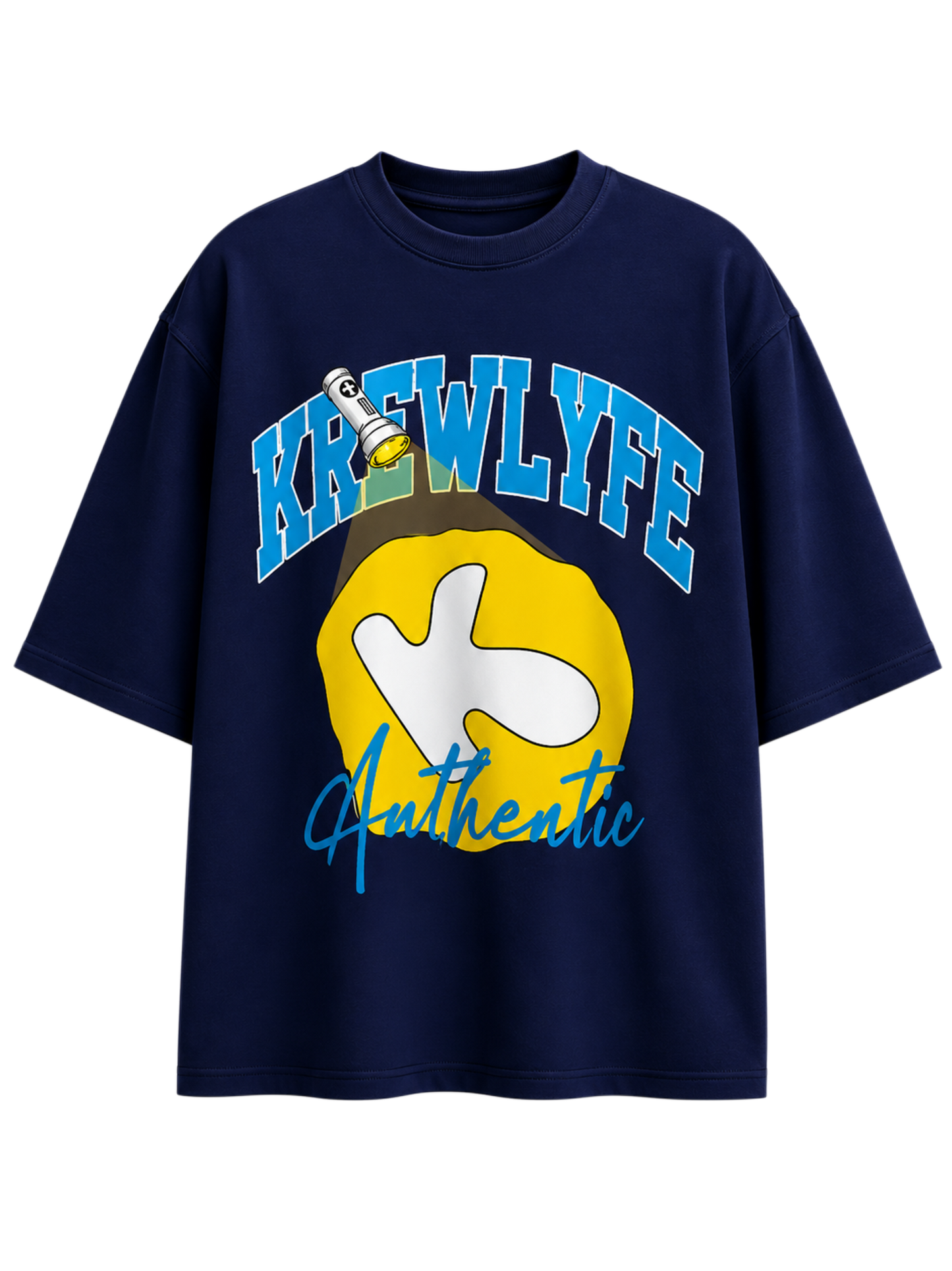 KREWLYFE AUTHENTIC TEE(NAVY)
