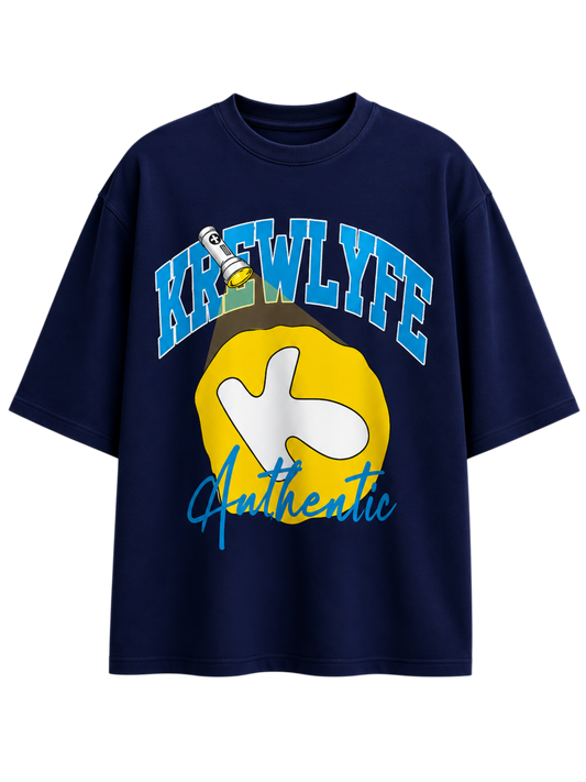 KREWLYFE AUTHENTIC TEE(NAVY)