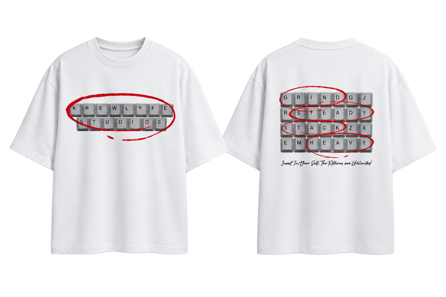 INVEST IN YOURSELF TEE(White)